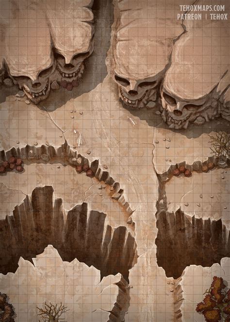 Passage Of The Four Skulls Launch Tehox Maps On Patreon Fantasy