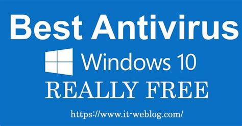 A list of the top 8 best free antivirus software for windows os. Best Free Antivirus 2020 For Windows 10 (REALLY FREE) - IT ...