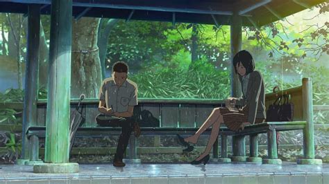 Makoto Shinkai Retrospective The Garden Of Words Ranime