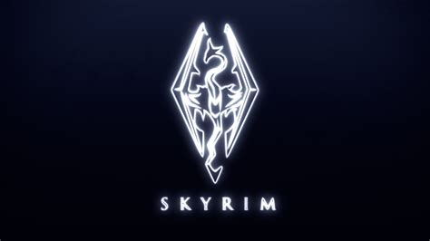 Skyrim Logo Wallpapers Wallpaper Cave