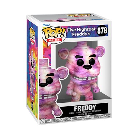 Pop Freddy Fazbear In Tie Dye Five Nights At Freddys Funko