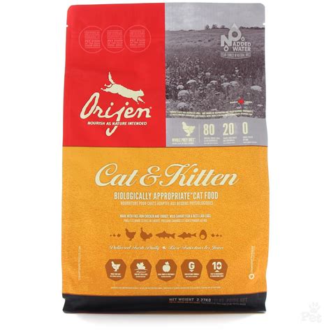 Great food great ingredients cats love it recommended for all cats and kittens trusted company made in united states of america good for all ages no need to change when pets get older this is a great food. Orijen Cat & Kitten | Creature Comfort Pet Emporium