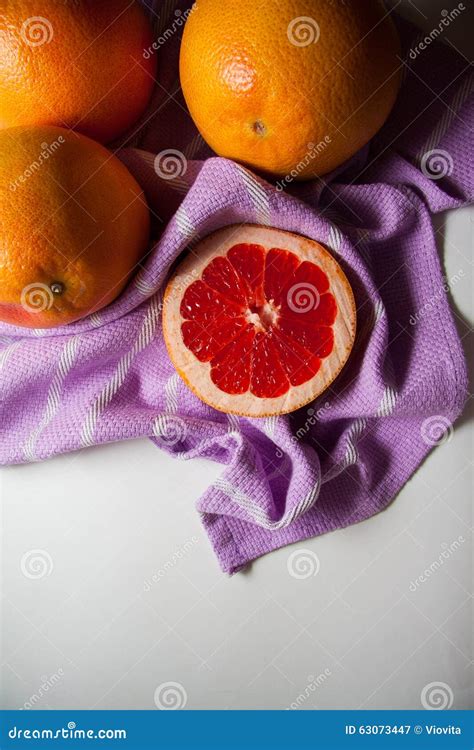 Closeup Of Fresh Grapefruits Stock Image Image Of Liquid Delicious