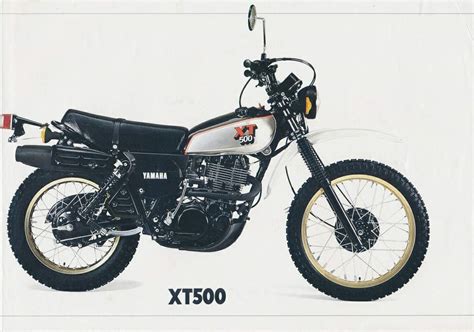 Yamaha Xt 500 1981 Technical Specifications