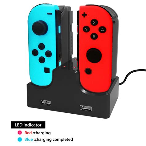Their fastsnail controller charger for nintendo switch is perhaps the most versatile of the units on our list. For Nintendo Switch Joy-con 4 Port Controller Charger ...