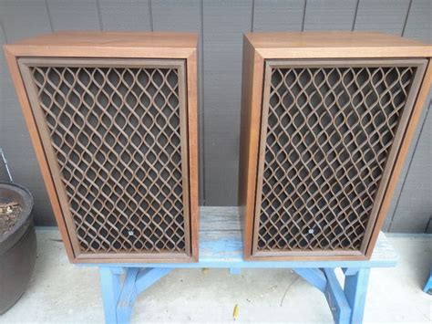 Pioneer Cs 701 Speakers 70w Crossover Front Wood Body Vintage