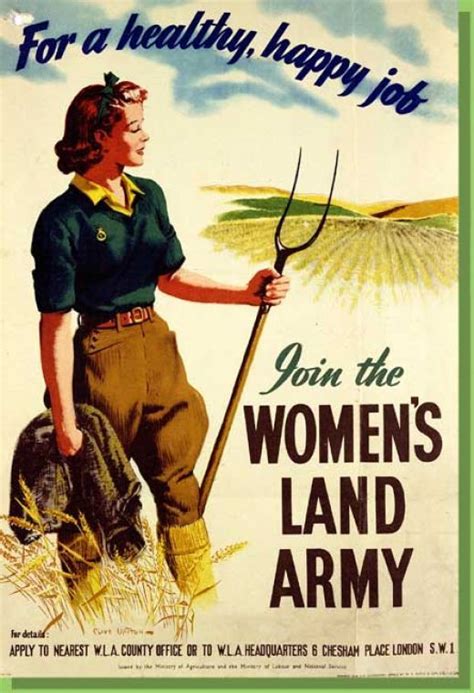 World War 1 Women In War Ww1 Army Poster Women S Land Army Wwii Posters