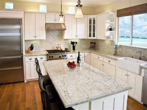 It has a more marbled look to it and works very well if you want to keep. Incredible White Granite | Countertops, Cost, Reviews ...