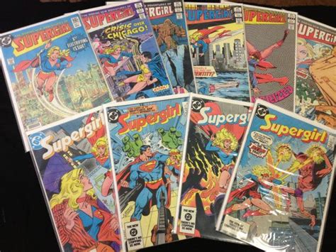 Vintage Supergirl Comic Book Bundle 11 Issues No 1 5 7 19 Etsy