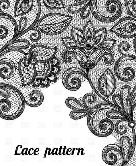 Nice Lace Pattern For A Tattoo Lace Drawing Pattern Drawing Lace