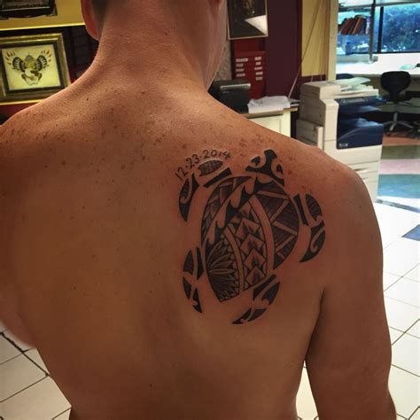 Polynesian Tribal A Turtle Tattoo Sea Turtles Signify Eternal Love