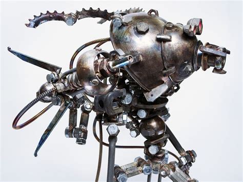 Pin By Steven On Scratchbuild Metal Robot Scrap Metal Sculptures