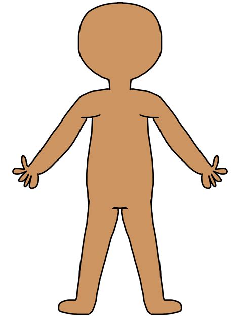 Human Body Outline Printable Free Download Best Human