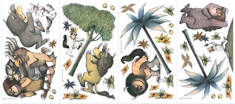 Several types of prefab shower walls are available. RoomMates Where the Wild Things Are Peel & Stick Appliques ...