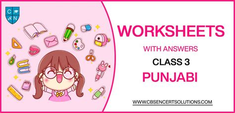 class 3 punjabi worksheets download pdf with solutions