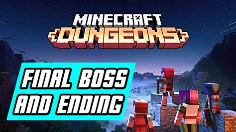 The end dlc is a minecraft dungeons dlc that takes place in the end dimension that was announced at minecraft live 2020. MINECRAFT DUNGEONS - Final Boss & ENDING [*SPOILERS ...