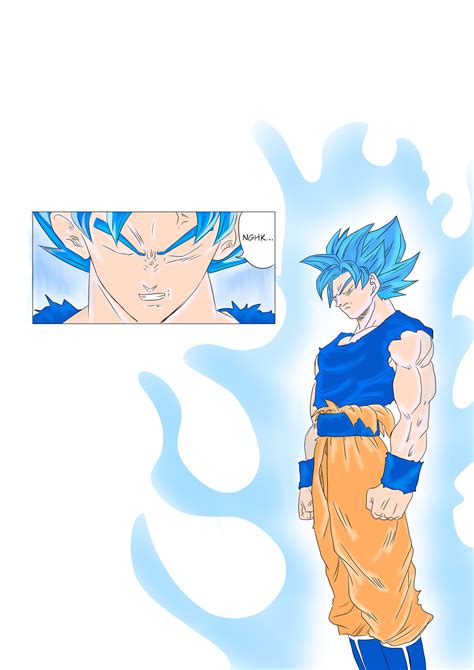 Mastered Super Saiyan Blue Goku Re Upload By Kaosproductions On Deviantart