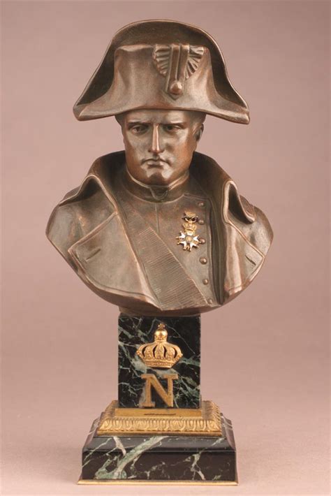 Igavel Auctions E Pinedo French 1840 1916bronze Bust Of Napoleon