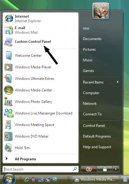 How To Create A Custom Control Panel For Windows Vista