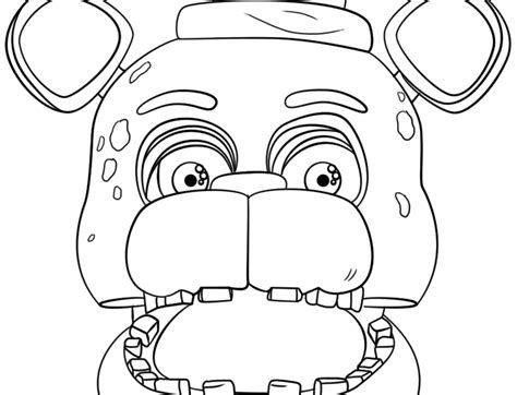 Fnaf Coloring Pages Freddy Coloring Our World