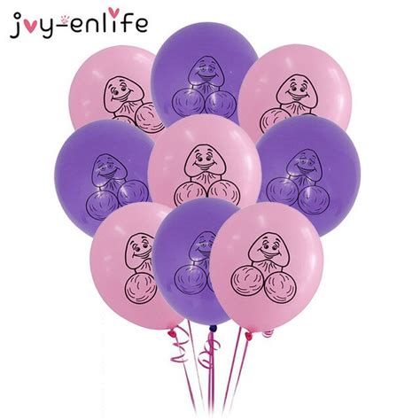 Joy Enlife 10pcslot Willy Penis Fun Sex Balloons Hen Stag Night Party