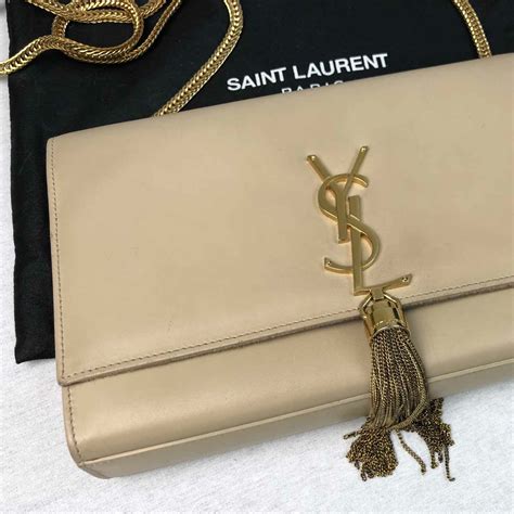 Saint Laurent Ysl Medium Kate Tassel Bag With Gold Hardware Handbagholic