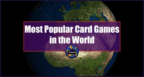10 Most Popular Card Games 🔝 Vip Spades