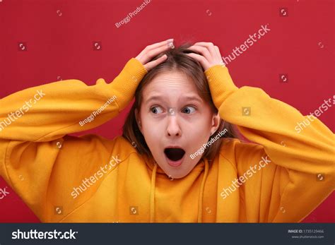 Big Surprise On Girls Face Surprised Stock Photo 1735129466 Shutterstock