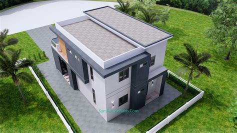 25x38 House Plans 3d 4 Beds Pdf Full Plans Flat Roof Samhouseplans