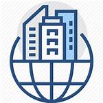 Business Global Headquarter Icon Company Building Corporation