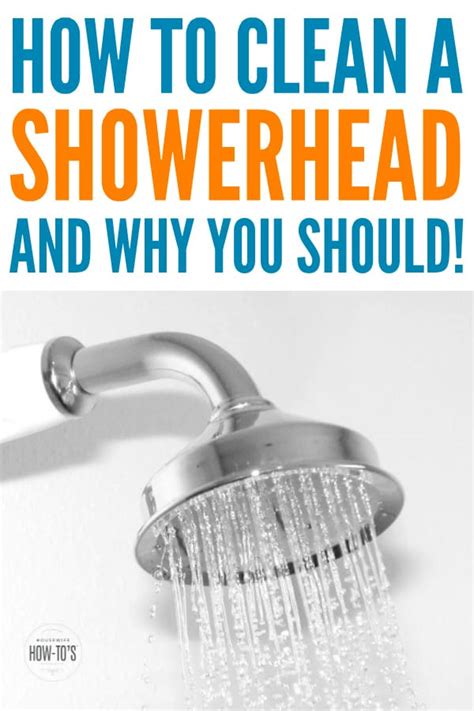 Clean vinyl records with a vacuum cleaner. How To Clean A Shower Head And Why You Should - Housewife ...