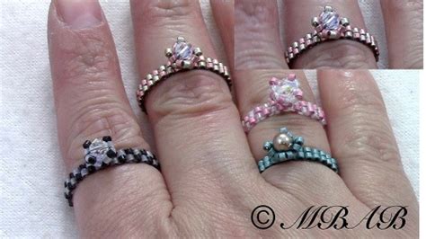 5 Easy Stackable Beaded Ring Tutorials By Mariel Beads And Beyond The