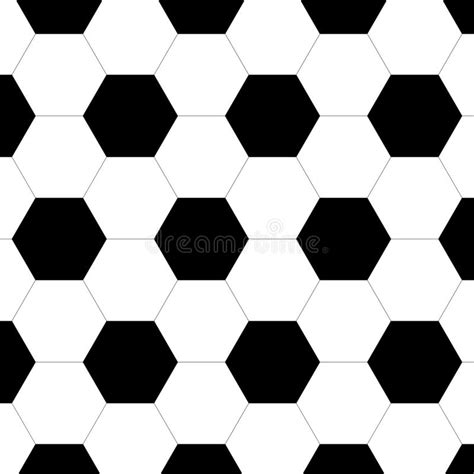 Seamless Football Pattern Soccer Ball Texture For Banner Stock