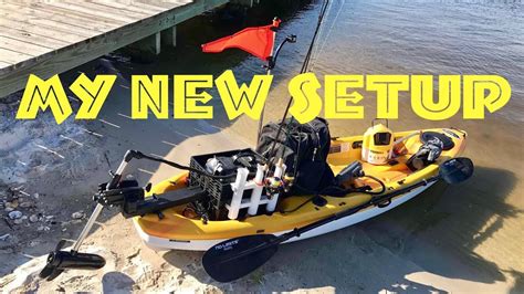 How To Mount A Trolling Motor On Kayak My Portable Setup On A Pelican