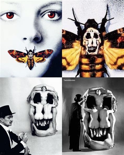The Skull On The Silence Of The Lambs Movie Poster Is Actually Made Of