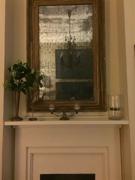 Great range of overmantle mirrors in tall, large and short sizes. Antique mirror above fireplace | Mirror above fireplace ...