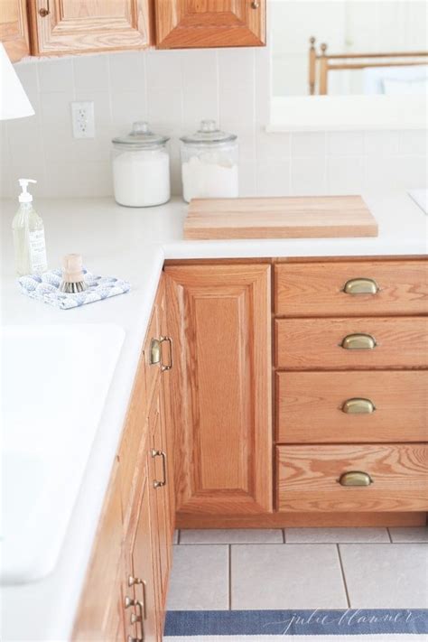 Updating A Kitchen With Oak Cabinets Without Painting Them