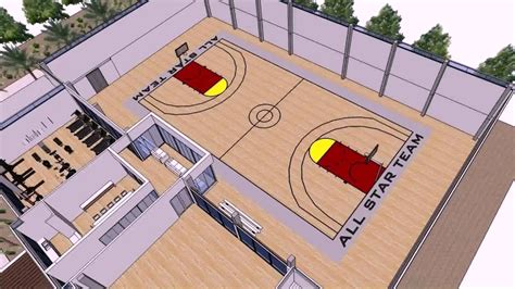 House Plans With Basement Basketball Court Youtube