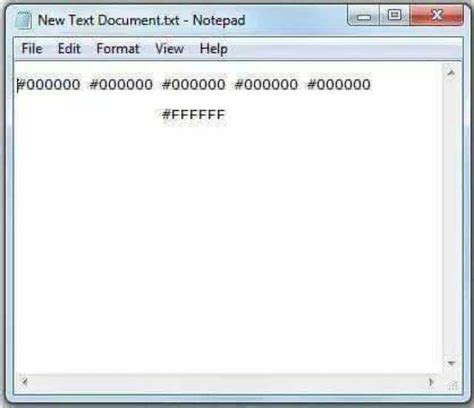 New Text Documenttxt Notepad File Edit Format View Help 000000 Oooooo