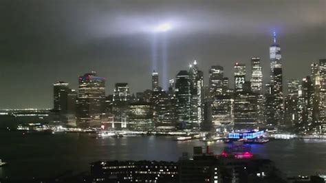 Tribute In Light Beams Through The Sky Ahead Of September 11 Abc7 New