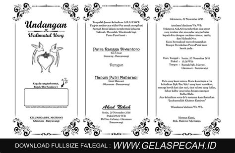 Download Template Undangan Pernikahan Psd Gratis Imagesee