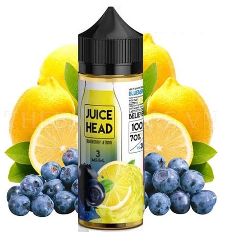 Blueberry Lemon By Juice Head Review Vaper Zone And E Liquid Reviews