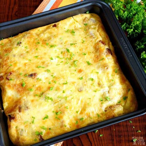 Sausage Egg And Cheese Casserole Without Bread Low Carb Yum