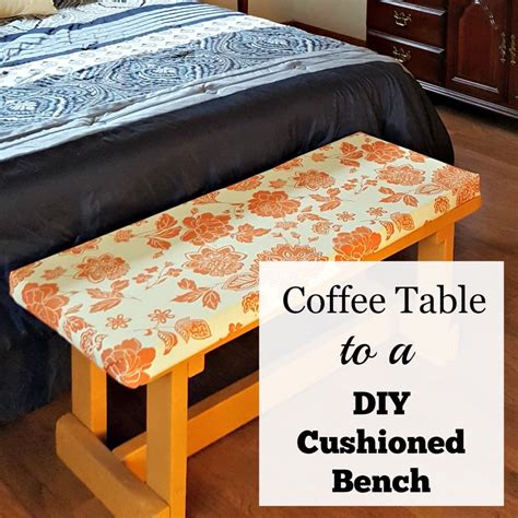 Table of contents diy coffee table designs outdoor convertible coffee table and bench idea DIY Bench Cushion