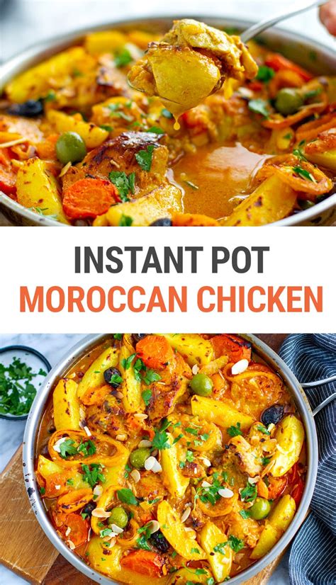 And get ready, folks because if you love lemons and chicken and orzo, this one is a masterpiece. Instant Pot Moroccan Chicken With Lemon, Olives & Potatoes ...