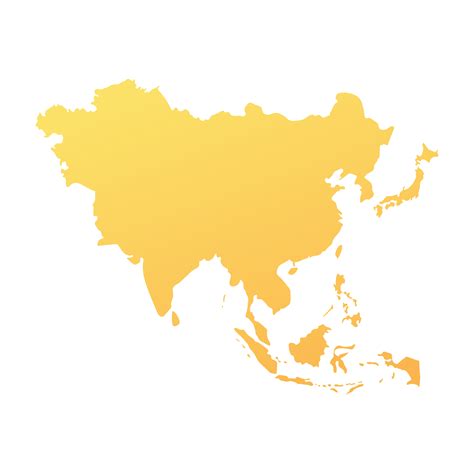 Map Of Asia Vector Art At Vecteezy