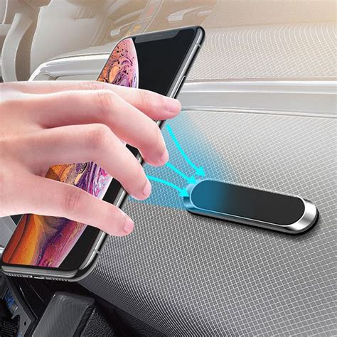 2020 Mini Strip Shape Magnetic Car Phone Holder Stand For Smartphones
