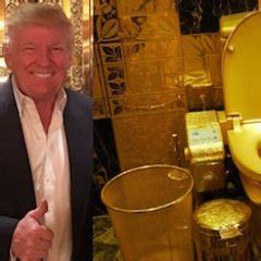As is customary, the us president and his first lady put in a request with the guggenheim for one of its works for the halls of the white house. Trumps Gold Toilet on Twitter: "When exactly sir, did you start hitting your wife? After or ...