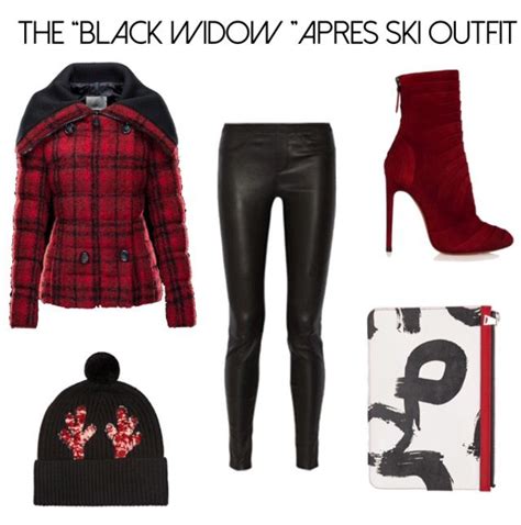 Black Widow Inspired Apres Ski Looks