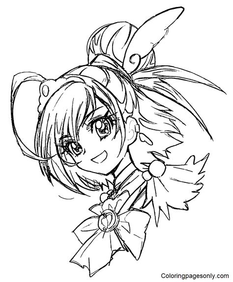 Glitter Force Kelsey Coloring Pages Coloring Pages